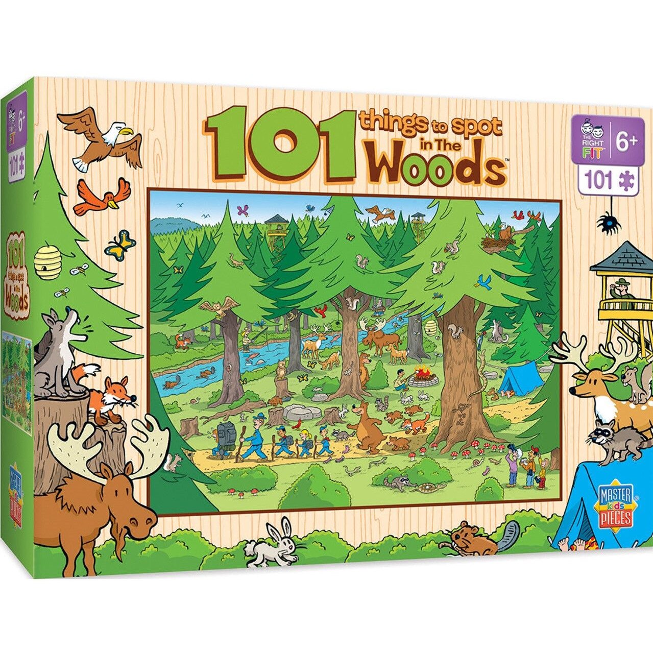 Puzzle Master Pieces din 101 de piese - In padure - eMAG.ro