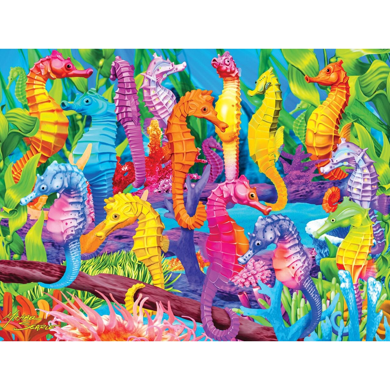 Puzzle Master Pieces 300 XXL - Calu?i de mare cantare?i - eMAG.ro