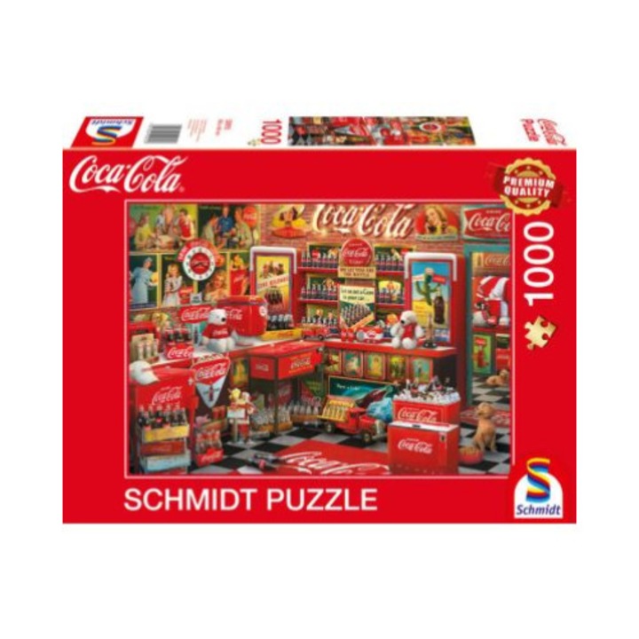 Puzzle Schmidt din 1000 de piese - Magazin de Coca Cola