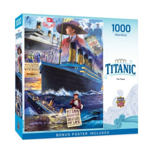 Puzzle Master Pieces din 1000 de piese - Titanic - eMAG.ro