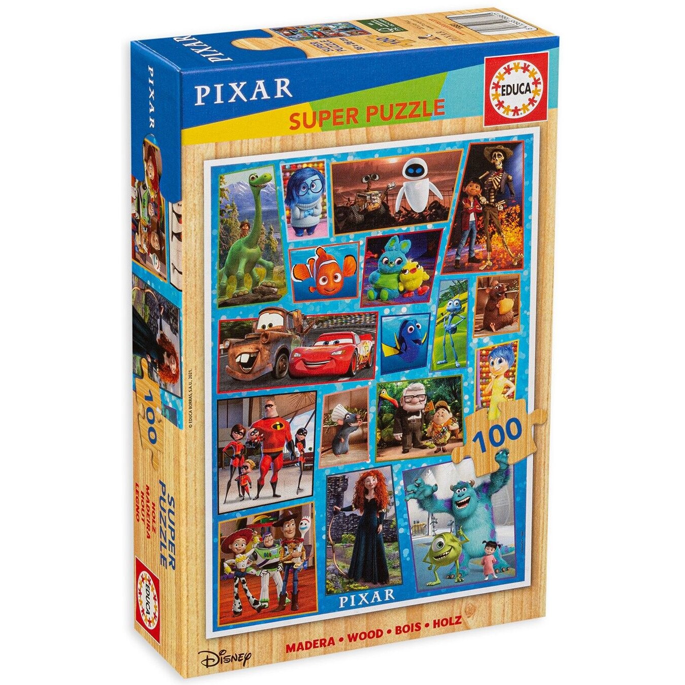 Puzzle Educa de 100 piese - Personaje Disney - eMAG.ro