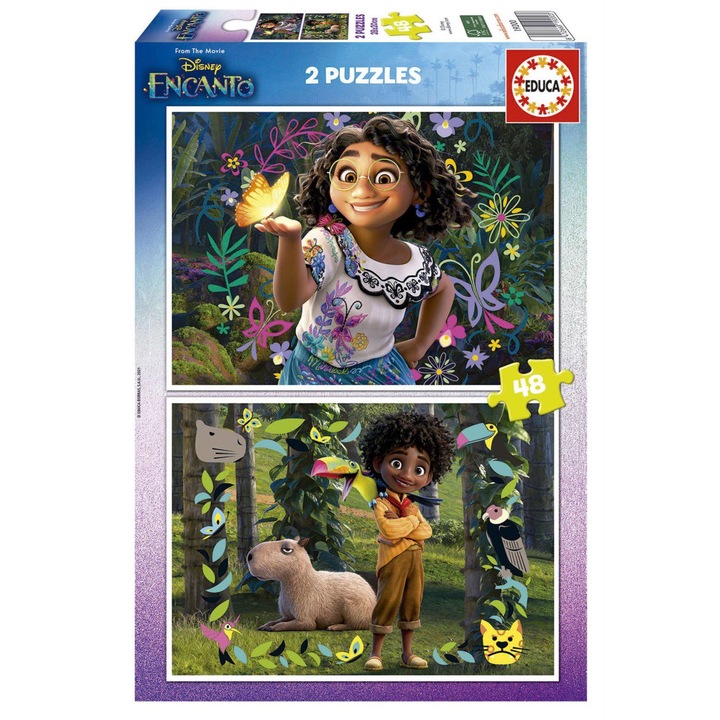 Educa 2 x 48 db-os puzzle - Disney - Encanto (19200)