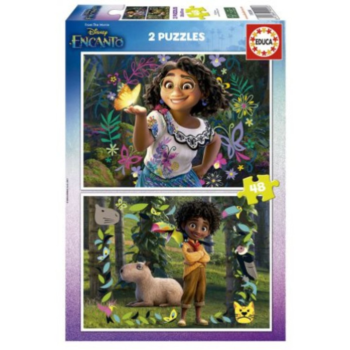 Puzzle Educa de 2 x 48 piese - Encanto