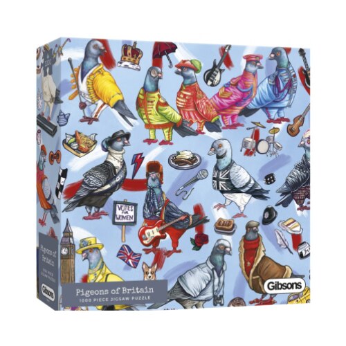 Puzzle Gibsons de 1000 piese - Pasari engleze - eMAG.ro