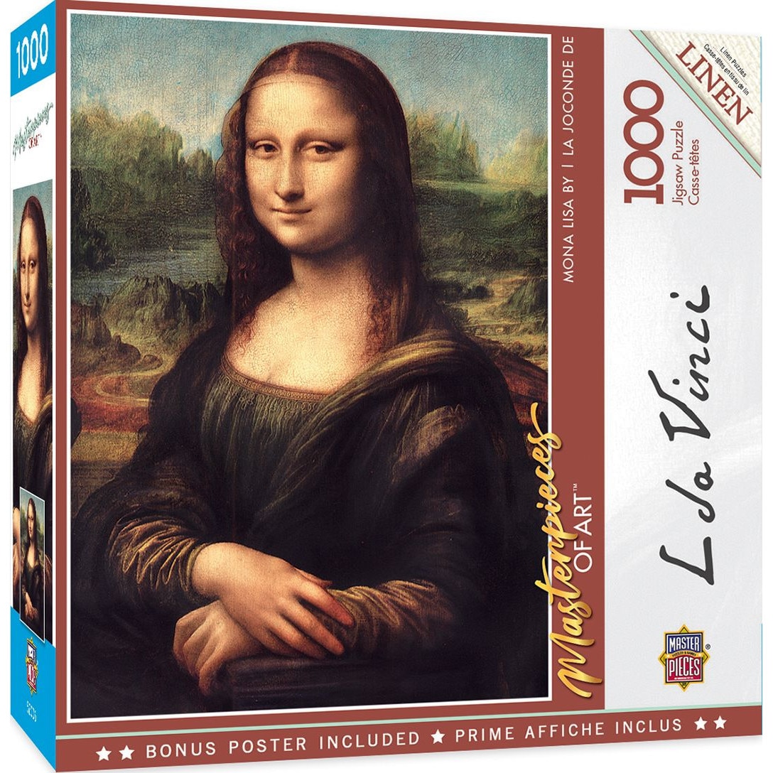 Puzzle Master Pieces de 1000 piese - Mona Lisa - eMAG.ro