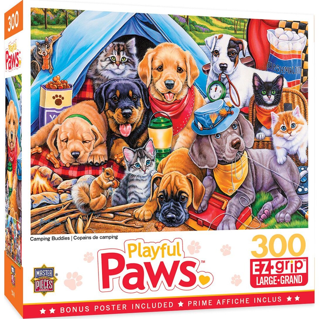 Puzzle Master Pieces de 300 XXL piese - Camping Buddies - eMAG.ro