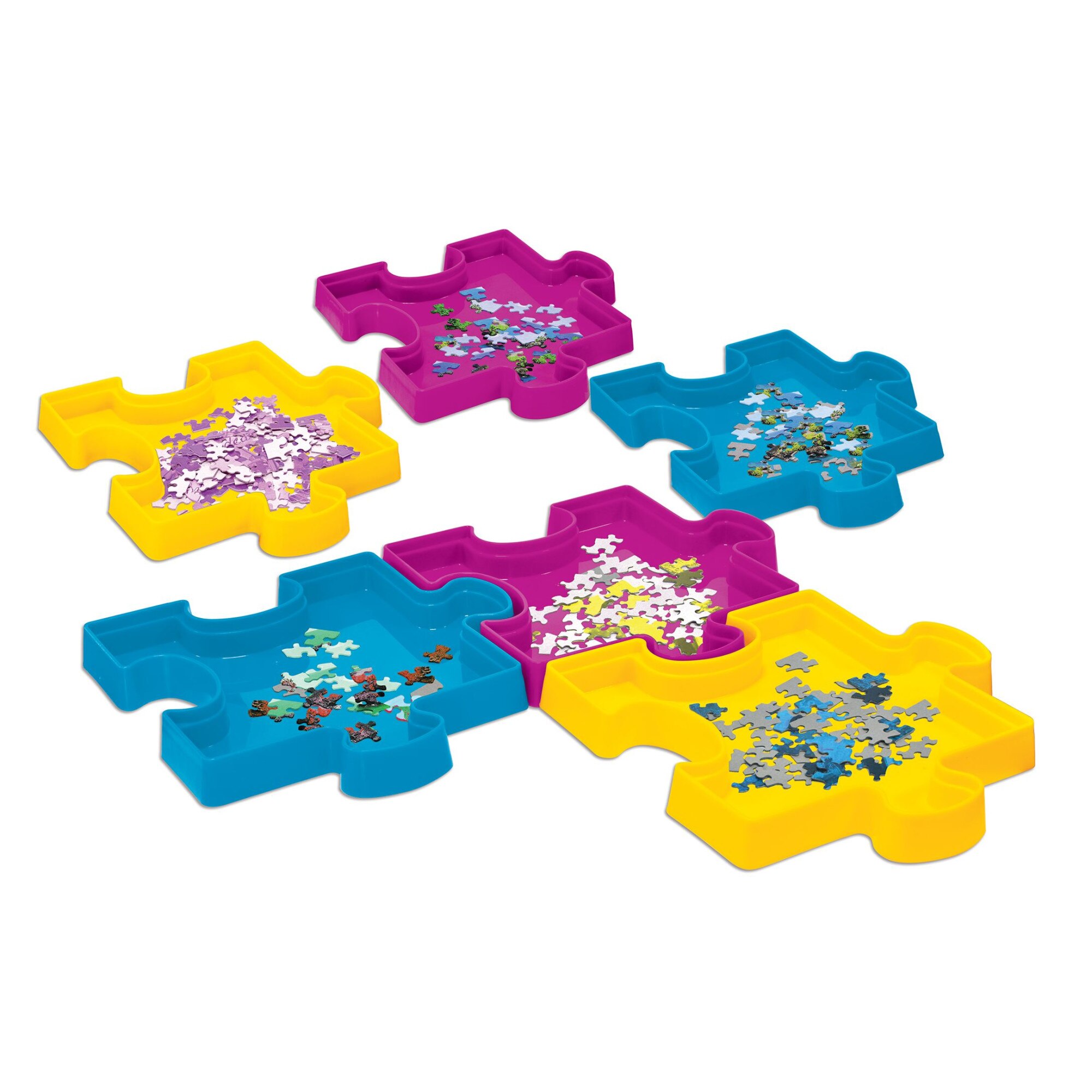 Set sortare pentru piese puzzle Master Pieces - 6 bucati Sort & Save ...