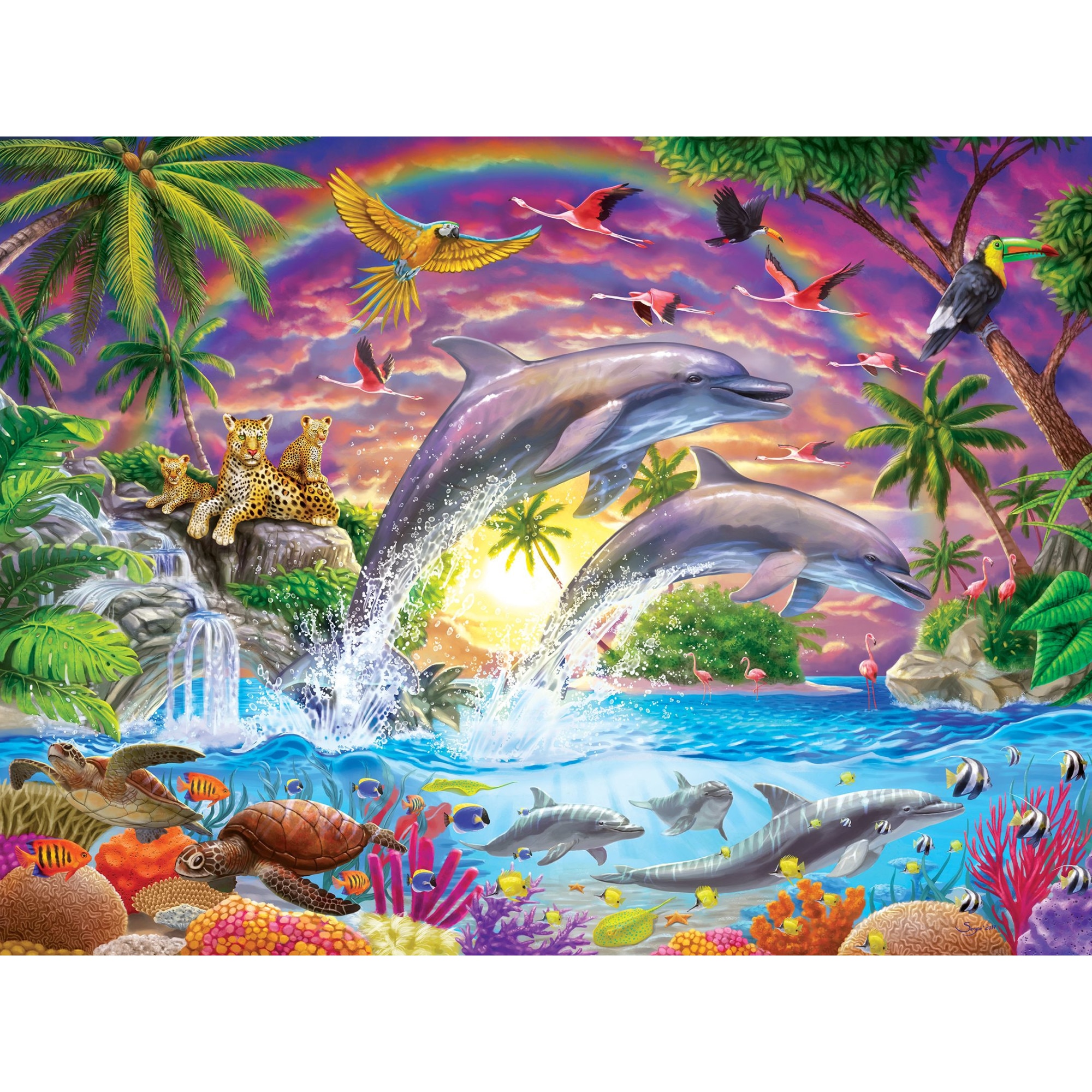 Puzzle Master Pieces de 300 XXL piese - Fantasy Isle - eMAG.ro