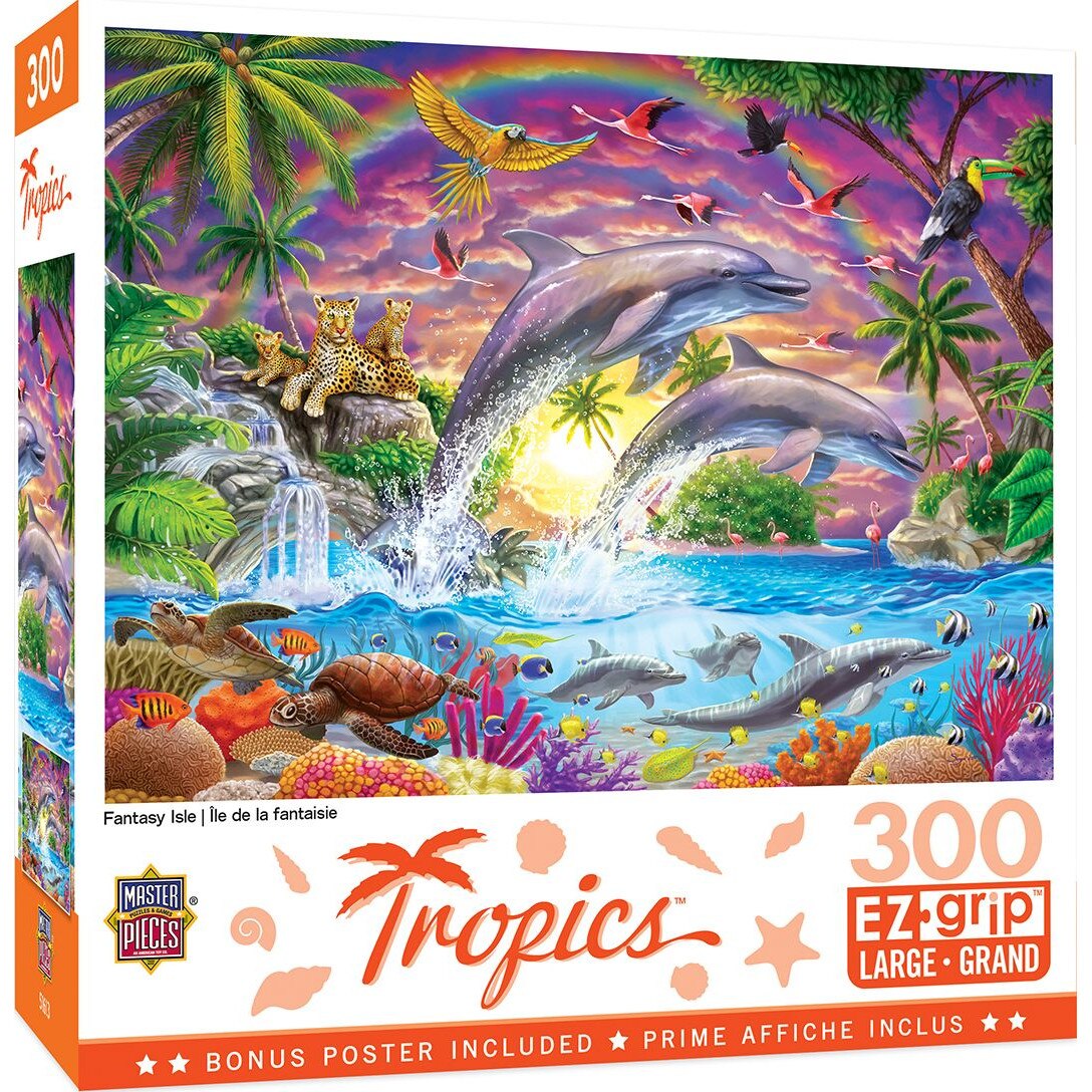 Puzzle Master Pieces de 300 XXL piese - Fantasy Isle - eMAG.ro