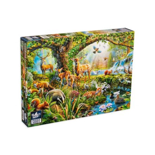 Puzzle Black Sea Puzzles de 1000 piese - Creaturile padurii, Adrian ...