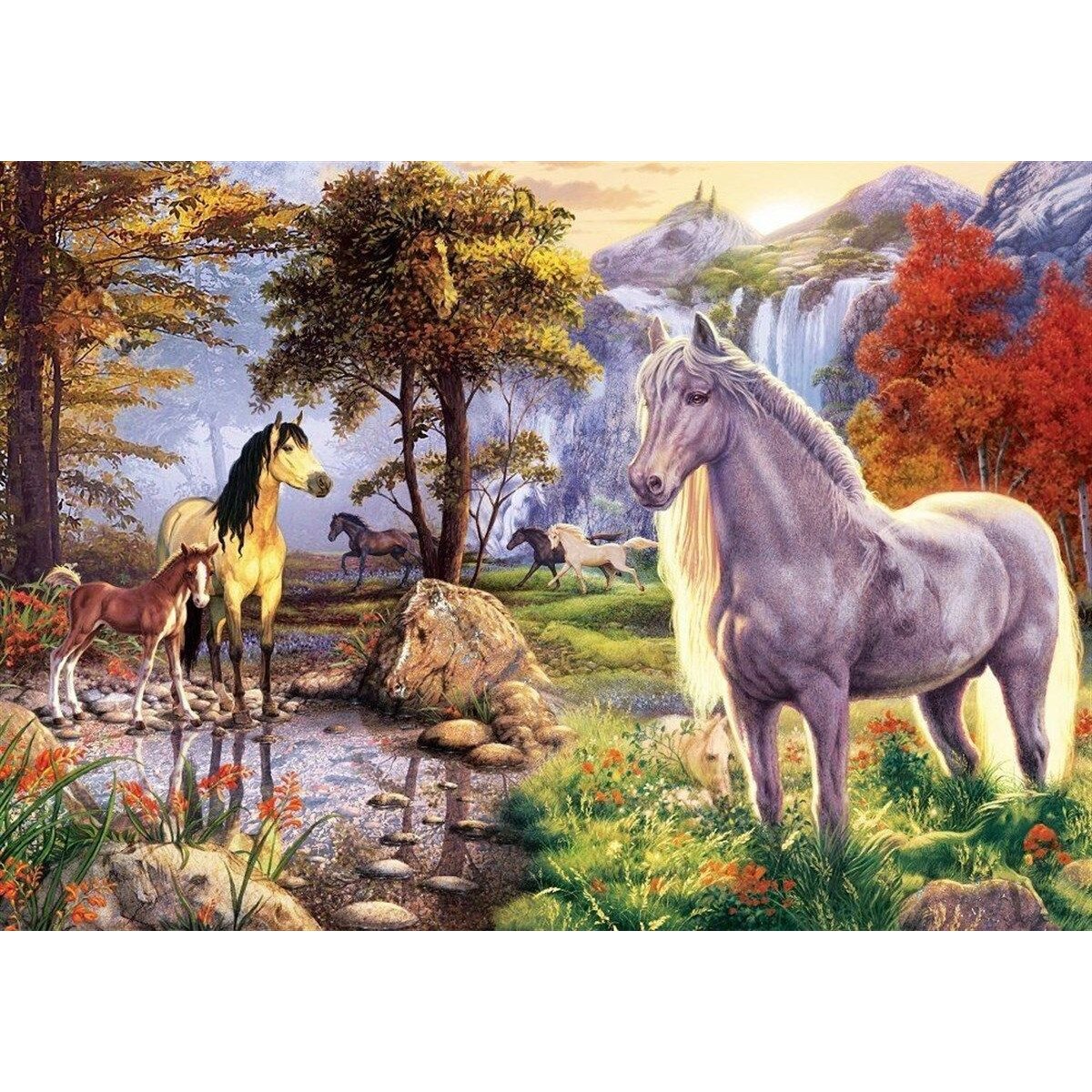 Puzzle Art Puzzle 1000 piese - Paradisul pentru cai - eMAG.ro