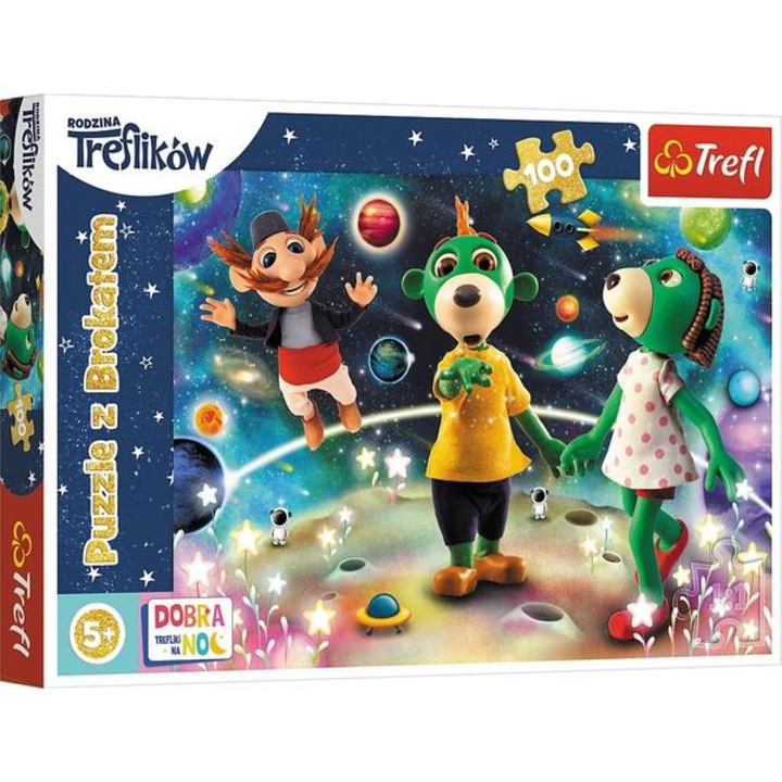 Trefl: Treflik éjszaka – 100 darabos puzzle