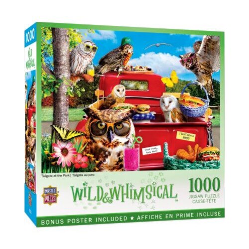 Puzzle de 1000 de piese Master Pieces - Picnic cu pasari - eMAG.ro