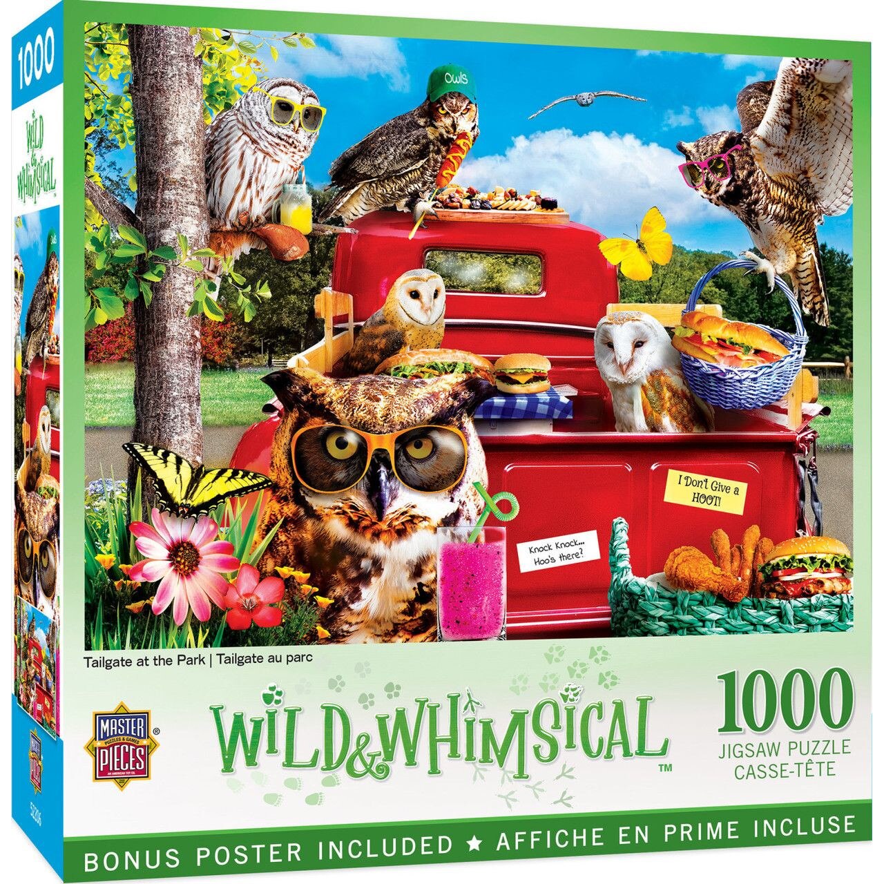 Puzzle de 1000 de piese Master Pieces - Picnic cu pasari - eMAG.ro
