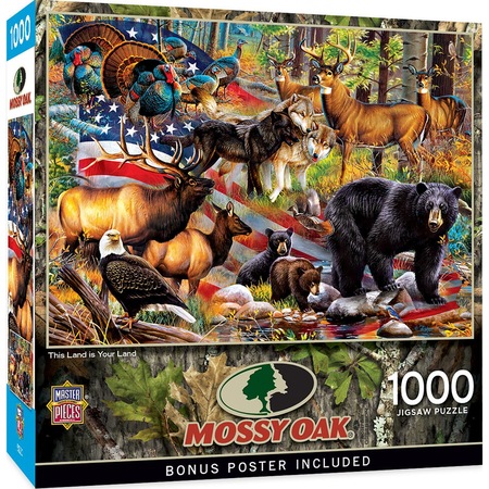 Puzzle de 1000 de piese Master Pieces - Animal Land - eMAG.ro