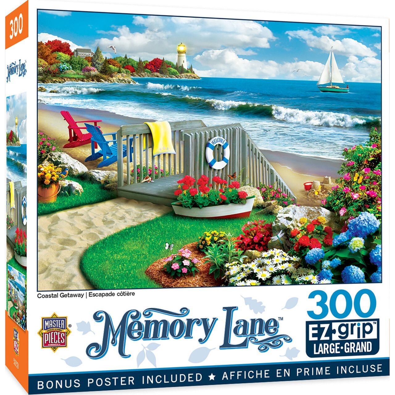 Puzzle Master Pieces din 300 XXL de piese - Viata marina - eMAG.ro