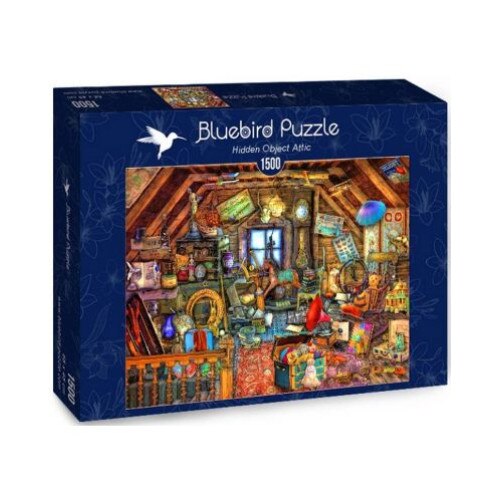 Puzzle Bluebird de 1000 piese - Hidden Object Attic - eMAG.ro
