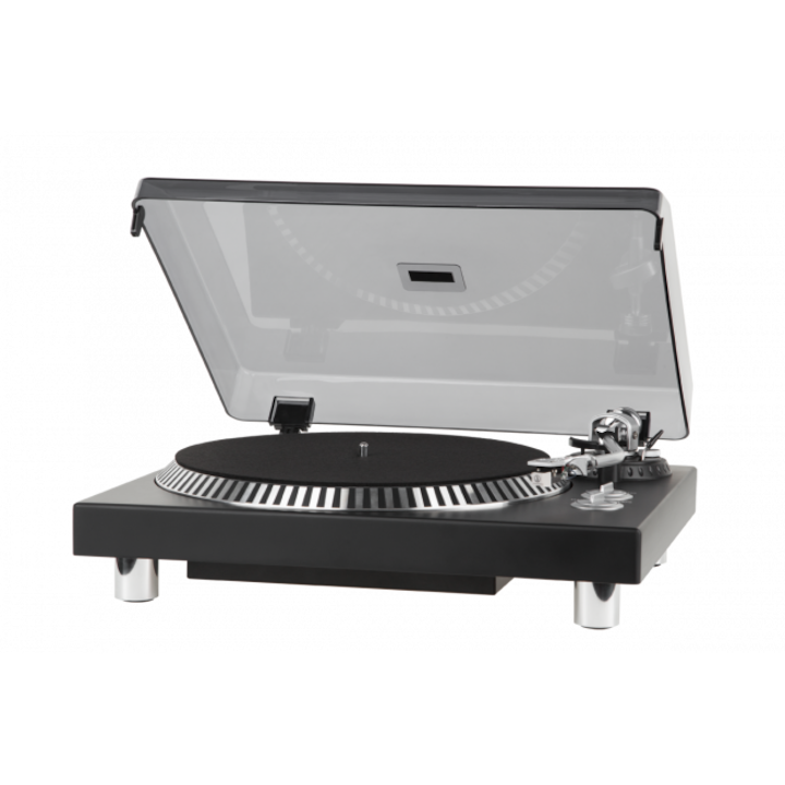 Вдигане, Kruger & Matz, модел TT-602, USB/RCA, скорост 2 x 33 RPM, черно/сребристо