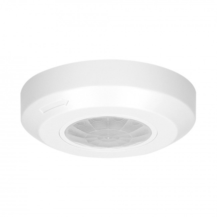 Senzor de miscare, Orno, 360 de grade, IP20, 400W, Iluminare LED, Alb