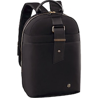 Rucsac Laptop Wenger Alexa 16", dama, buzunar pentru tableta, interior crem, Negru