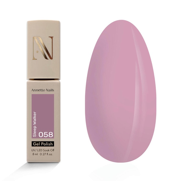 Oja Semi AnnetteNails Elegance Sleep Walker 058, 8ml, Lila