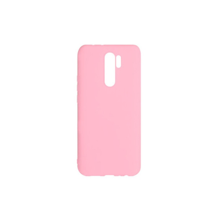 Husa Compatibila cu Xiaomi Redmi 9 Solid Silicone, Roz deschis