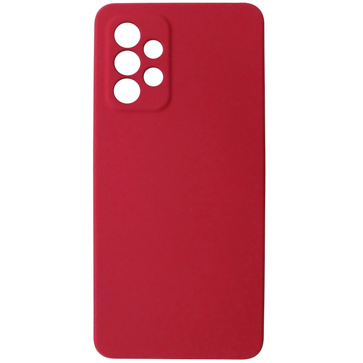 Матово червен TPU силиконов калъф (мек) за Samsung Galaxy A52 4G и 5G, A52s
