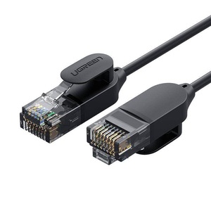 Cablu retea UGREEN NW122 Ethernet Cat. 6A, mufat 2xRJ45, UTP, lungime 1.5m, Negru
