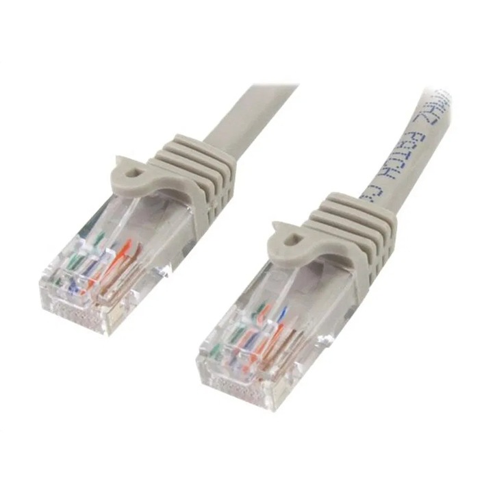 StarTech.com 45PAT5MGR hálózati kábel Szürke 5 M Cat5e U/UTP (UTP) (45PAT5MGR)
