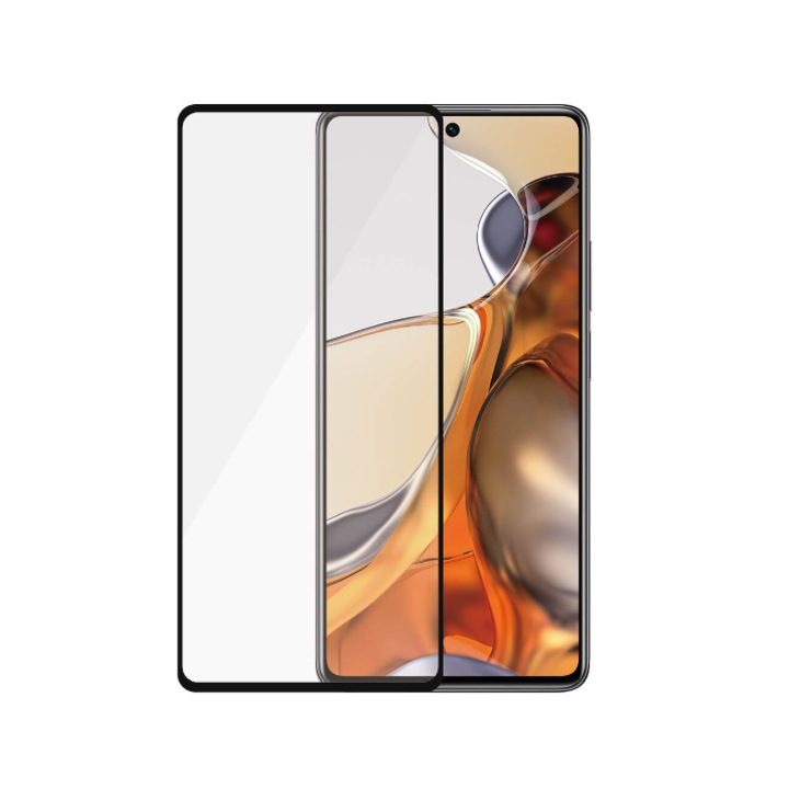 Стъклен Протектор за Xiaomi 11T Pro, Черен