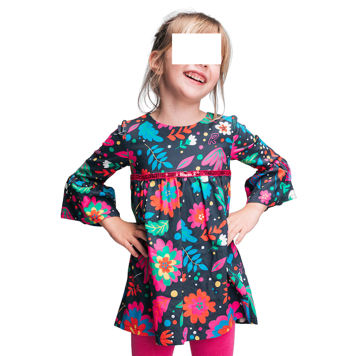 Рокля за момичета, Rosalita Senoritas-Hierba, многоцветна, 4 години