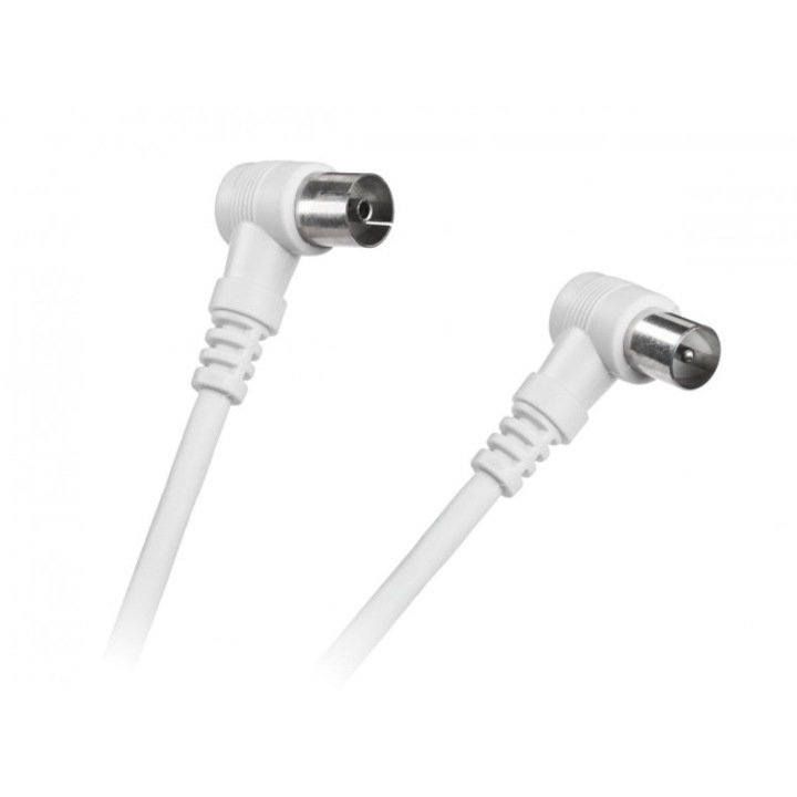 TV kábel, videó, KPO3974-10, ferde/ferde, 10 m, fehér