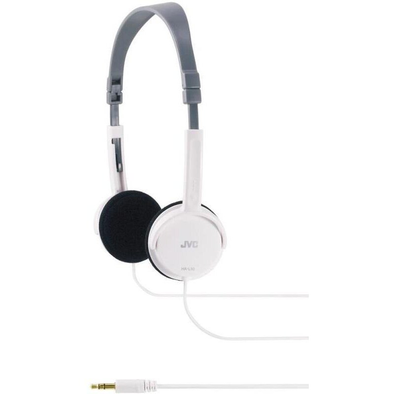 Casti JVC, HA-L50, 1.5 m, 46 g, Design elegant, Cu fir, Alb