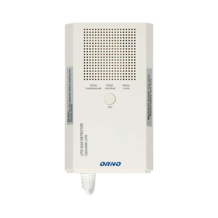 Газ детектор LPG OR-DC-631, Orno, 230 VAC, бял