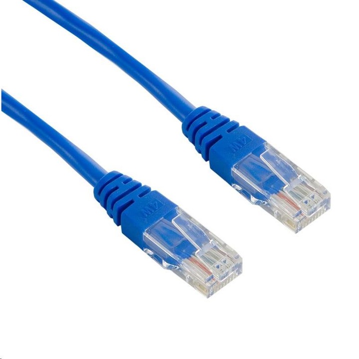 Kolink UTP CAT5e patch kábel 3m kék (cat5e-3m-blue)