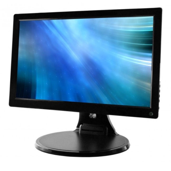 Érintő monitor, Nvox, Led, FullHD, 15,6", VGA, 230 V, Fekete