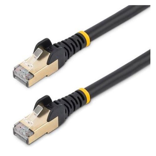 Cablu STP StarTech 6ASPAT3MBK, RJ45, CAT6a, 3m Negru