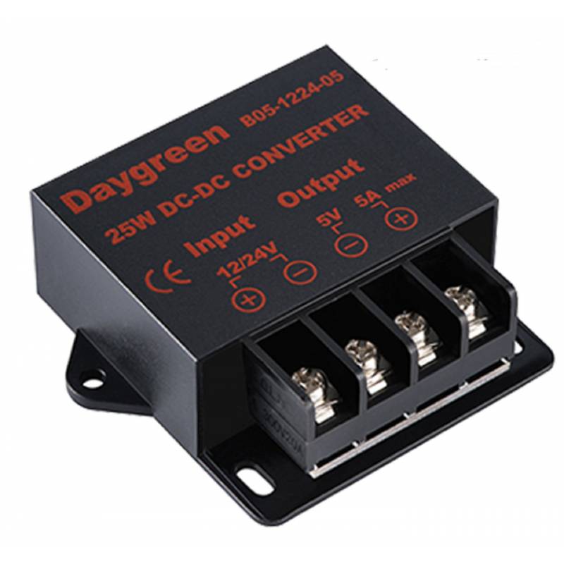 Convertisseur DC/DC Revolt 12V/24V Vers 5V USB – 2 Ports 3A, étanche IP67, Pour Voiture/camping-car/bateau