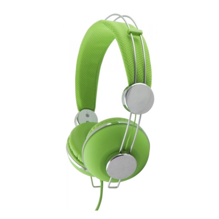 Аудио слушалки, Esperanza, Стерео, Жични, Зелено/Бяло