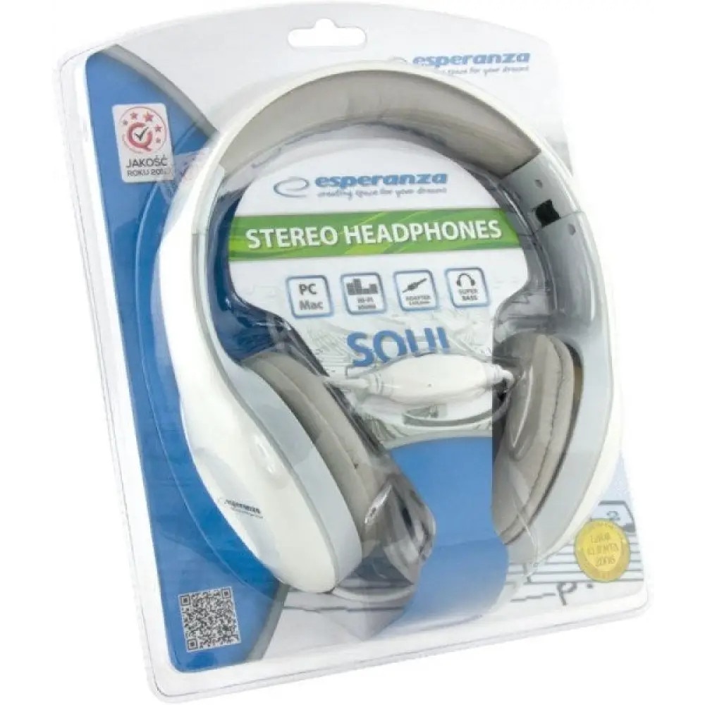 Casti - Esperanza Soul EH138W - Alb