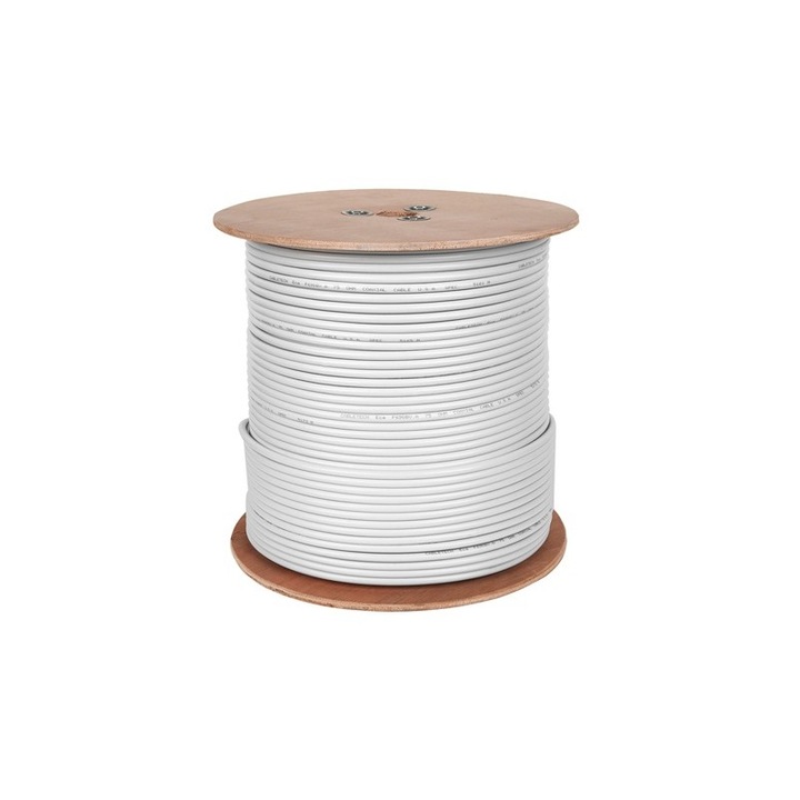 Cablu coaxial miez cupru ecran al tambur 305m