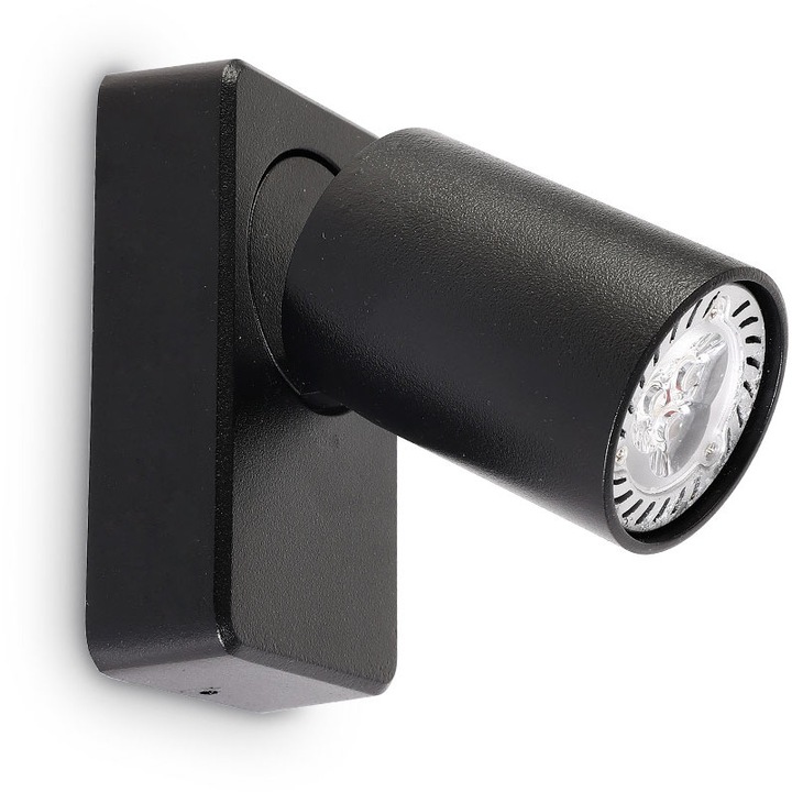 Beltéri spotlámpa, IDEAL LUX, Alumínium, 35W, Fekete