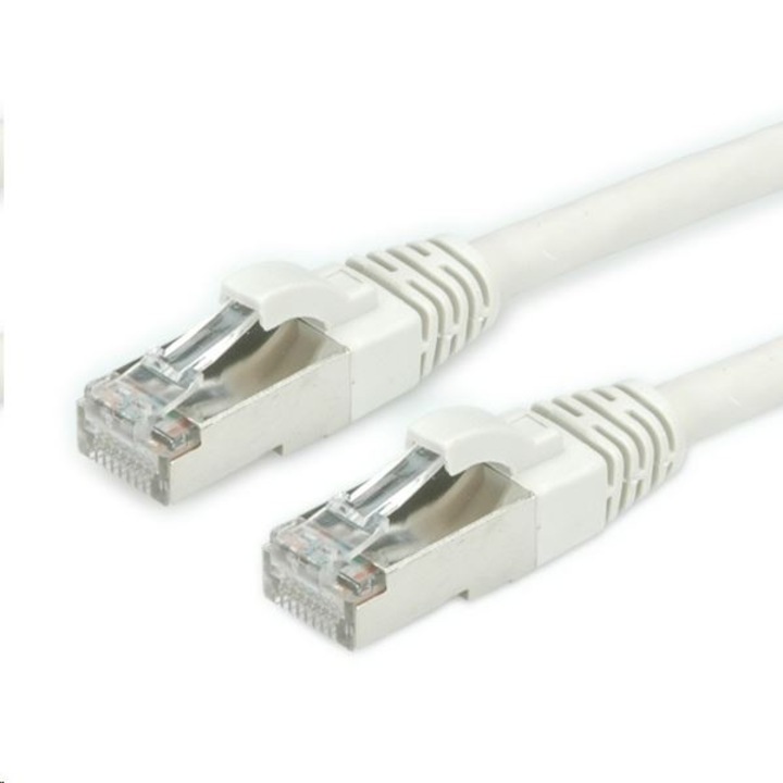 Roline STP/FTP CAT7 patch kábel 3m szürke (21.15.0853-50) (21.15.0853-50)