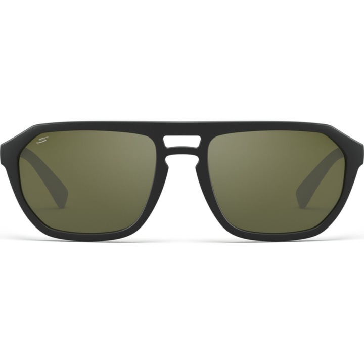 Ochelari de soare pentru barbati, Serengeti, Acetat, 59-18-140, Negru