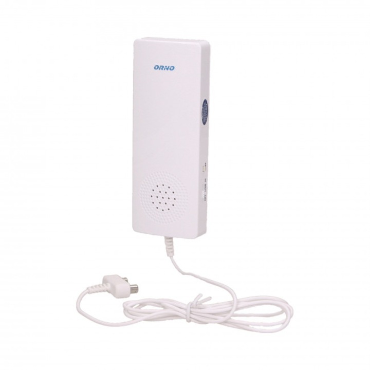 Árvízérzékelő elemmel, Orno, 3 x AAA, 1,5 m, Fehér