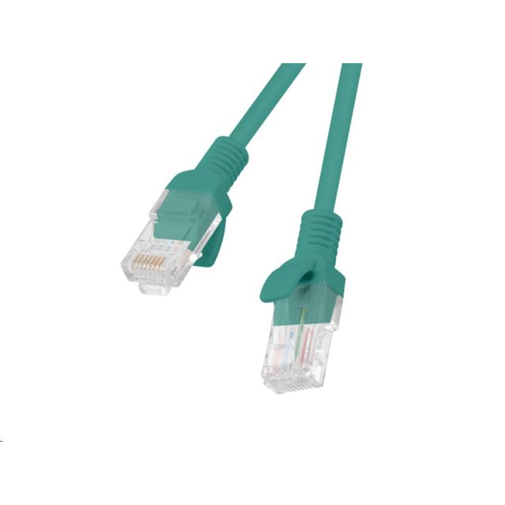 Lanberg Patchcord RJ45 CAT5e UTP kábel 5m zöld (PCU5-10CC-0500-G)