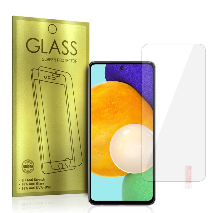 Folie sticla compatibila cu Samsung Galaxy A52 / A52s Transparenta