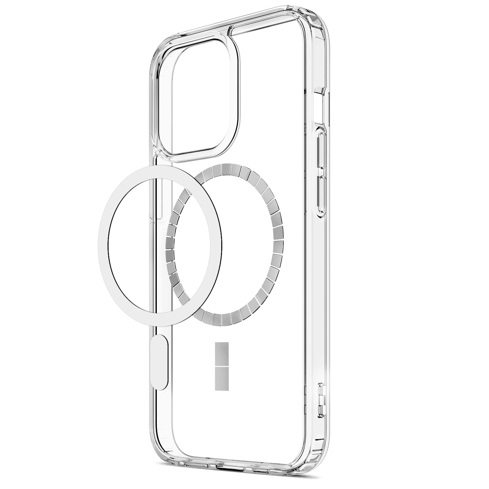 Husa de Protectie 2n1, Compatibila cu Apple iPhone 14 Pro, Folie protectie din sticla, MagSafe