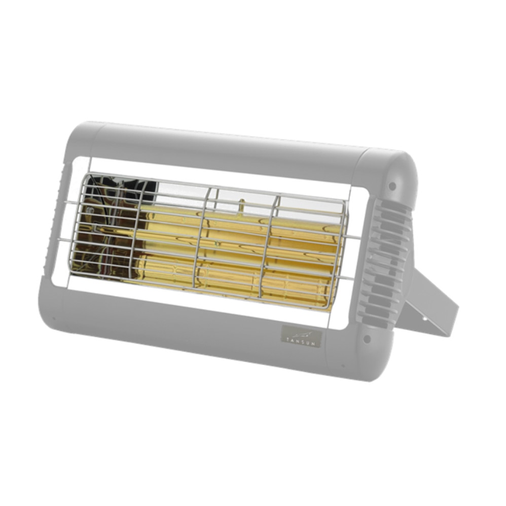 Incalzitor terasa, cu infrarosu si halogen, Sorento , 2000 W, IP 55, Argintiu