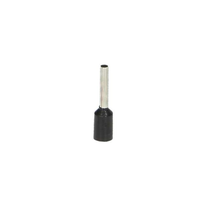 25 db szigetelt hüvelyes készlet, Orno, Réz, 1,5 mm, 10 mm, Fekete